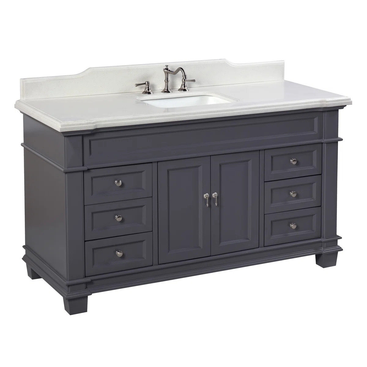 Ensa 60'' Single Bathroom Vanity with Top | Wayfair North America