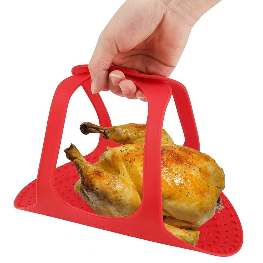 Silicone Turkey Lifter, Reusable Heat Resistant Non Stick Poultry Lifter Chicken Turkey Meat Lift... | Amazon (CA)