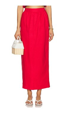 Posse Bonnie Pencil Skirt in Red from Revolve.com | Revolve Clothing (Global)