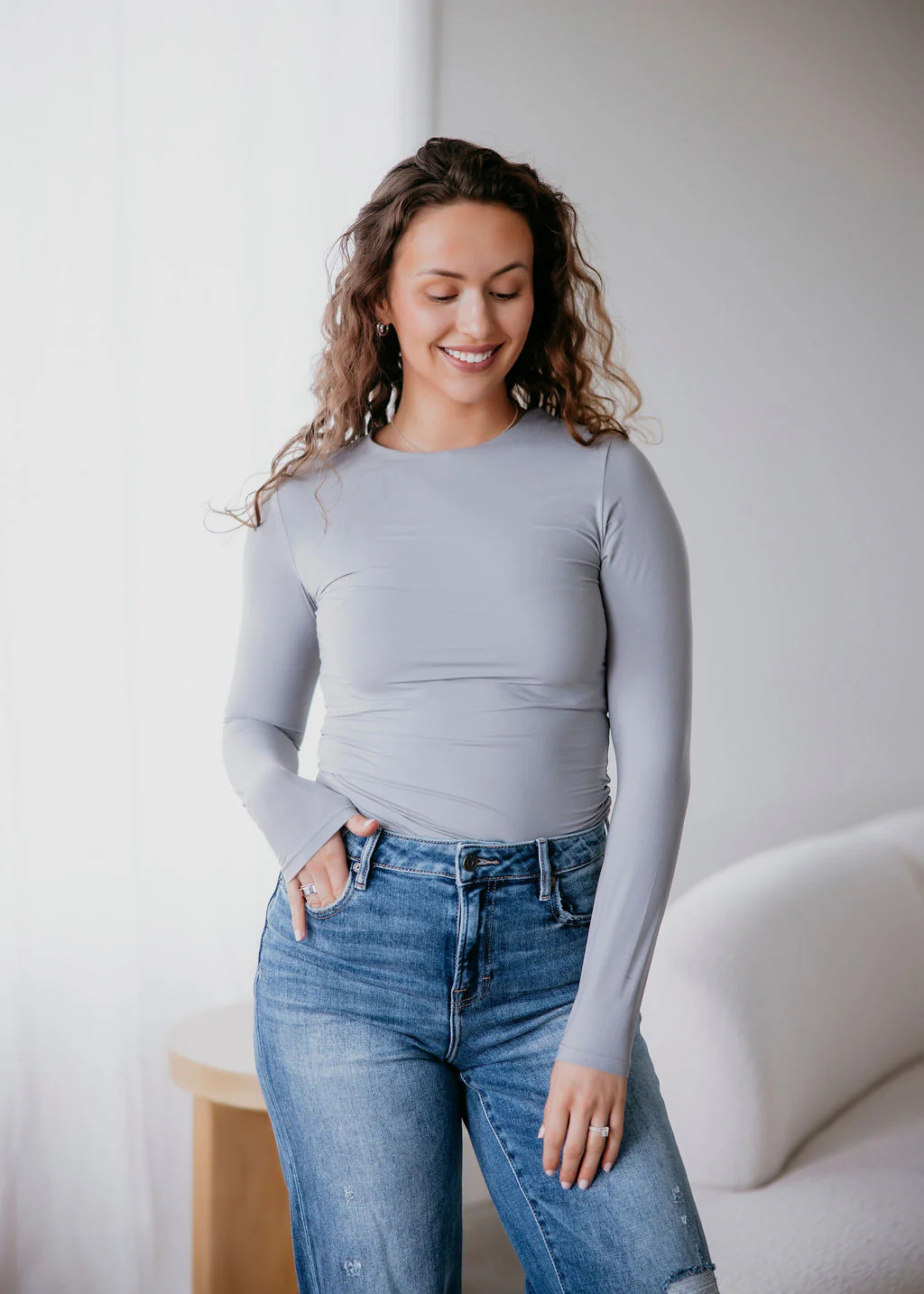 Kara Seamless Crew by Lily & Lottie | Lauriebelles