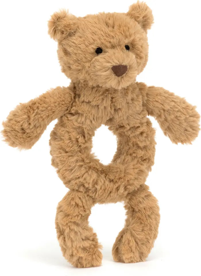 Jellycat Bartholomew Bear Ring Rattle | Nordstrom | Nordstrom