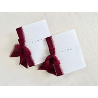 Wedding Vow Books Set Of 2, Perfect For Ceremony Aesthetics, Flat Lays, Renewals & Anniversaries | Etsy (US)