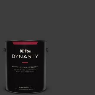 BEHR DYNASTY 1 gal. #MQ5-05 Limousine Leather One-Coat Hide Matte Interior Stain-Blocking Paint &... | The Home Depot