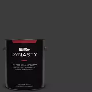 BEHR DYNASTY 1 gal. #MQ5-05 Limousine Leather One-Coat Hide Matte Interior Stain-Blocking Paint &... | The Home Depot
