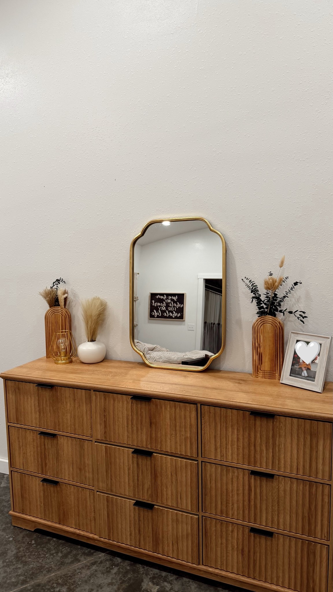 The ‘her’ to our his & hers dressers! More to come, but so far loving the quality and also has outlets on top! 🏡 #walmarthomedecor #walmartfinds 

#LTKSaleAlert #LTKHome