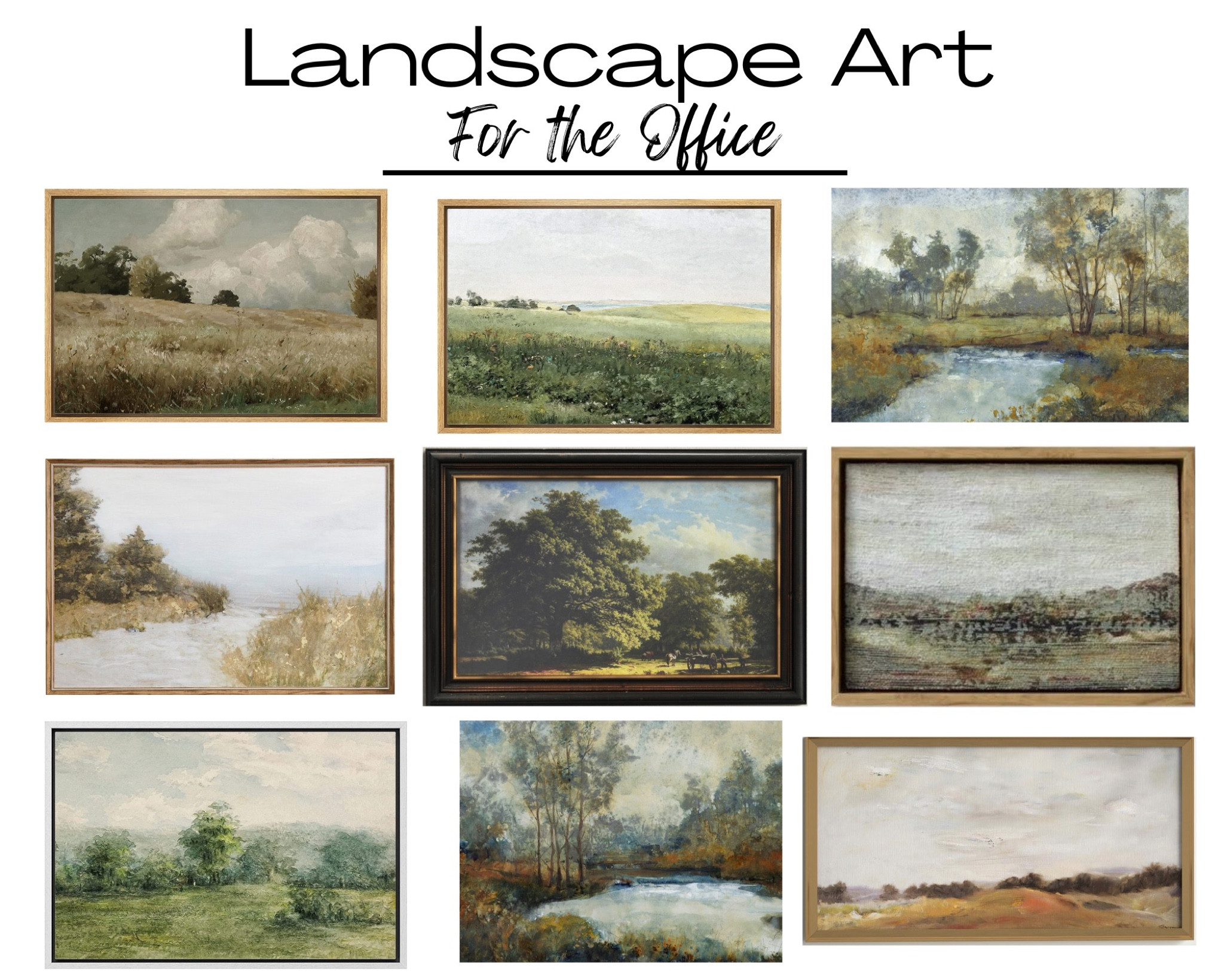 Landscape art for office 

#LTKunder50 #LTKhome #LTKunder100