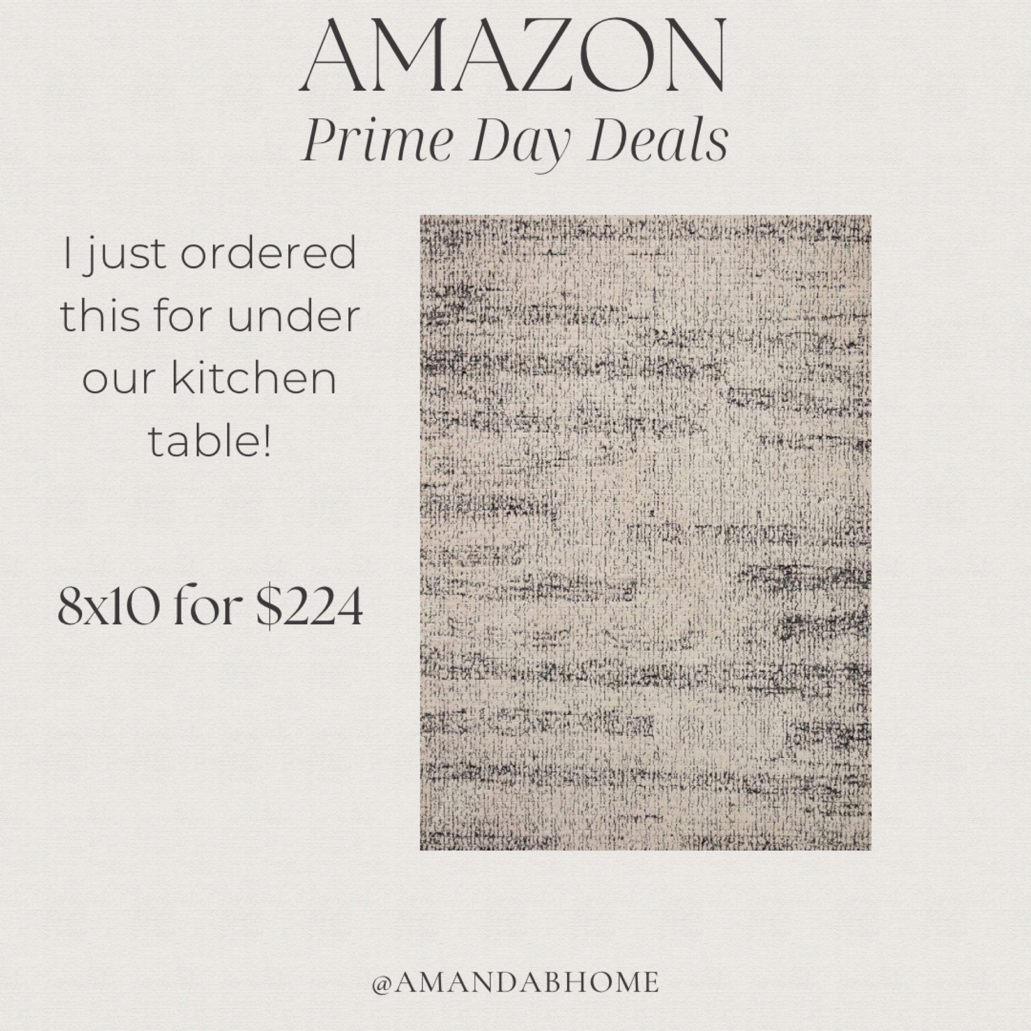 Amazon Prime Day rug deal 



#LTKSaleAlert #LTKHome