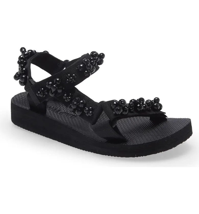 Trekky Imitation Pearl Recycled Sandal | Nordstrom