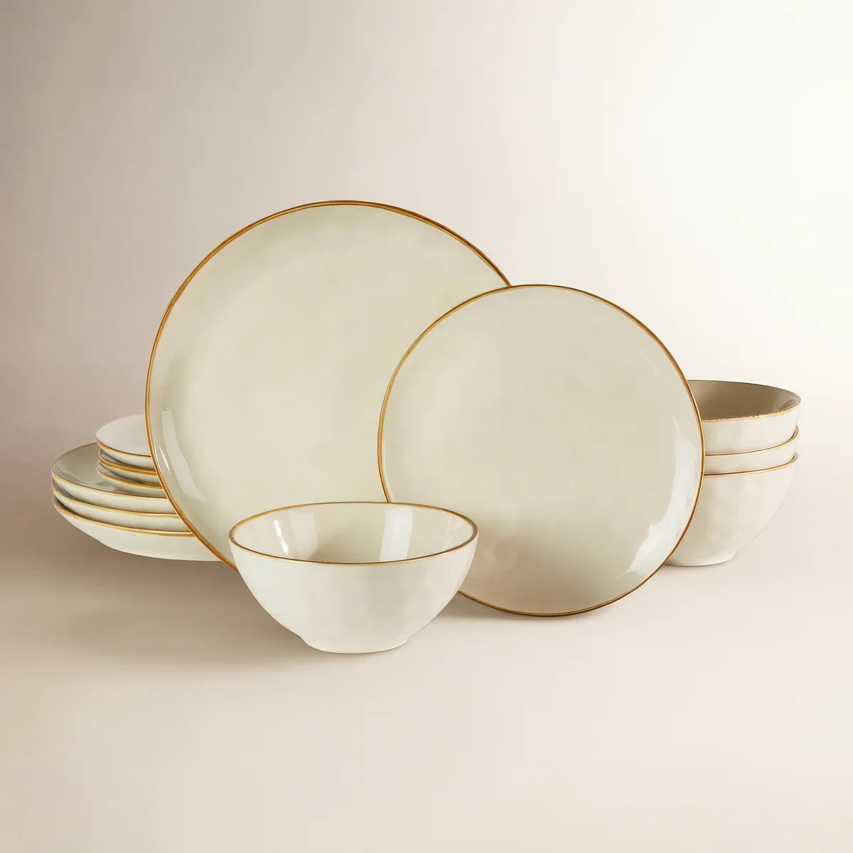Leny 12-Piece Stoneware Dinnerware Set - Service for 4 | Wayfair North America