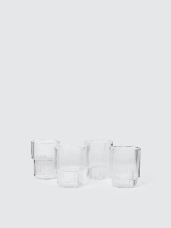 Ripple Glasses, Set of 4 | Verishop