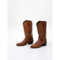 American Eagle Cowboy Boots, Vintage Brown Leather Boots By Acme Women's Size 5.5 | Etsy (US)