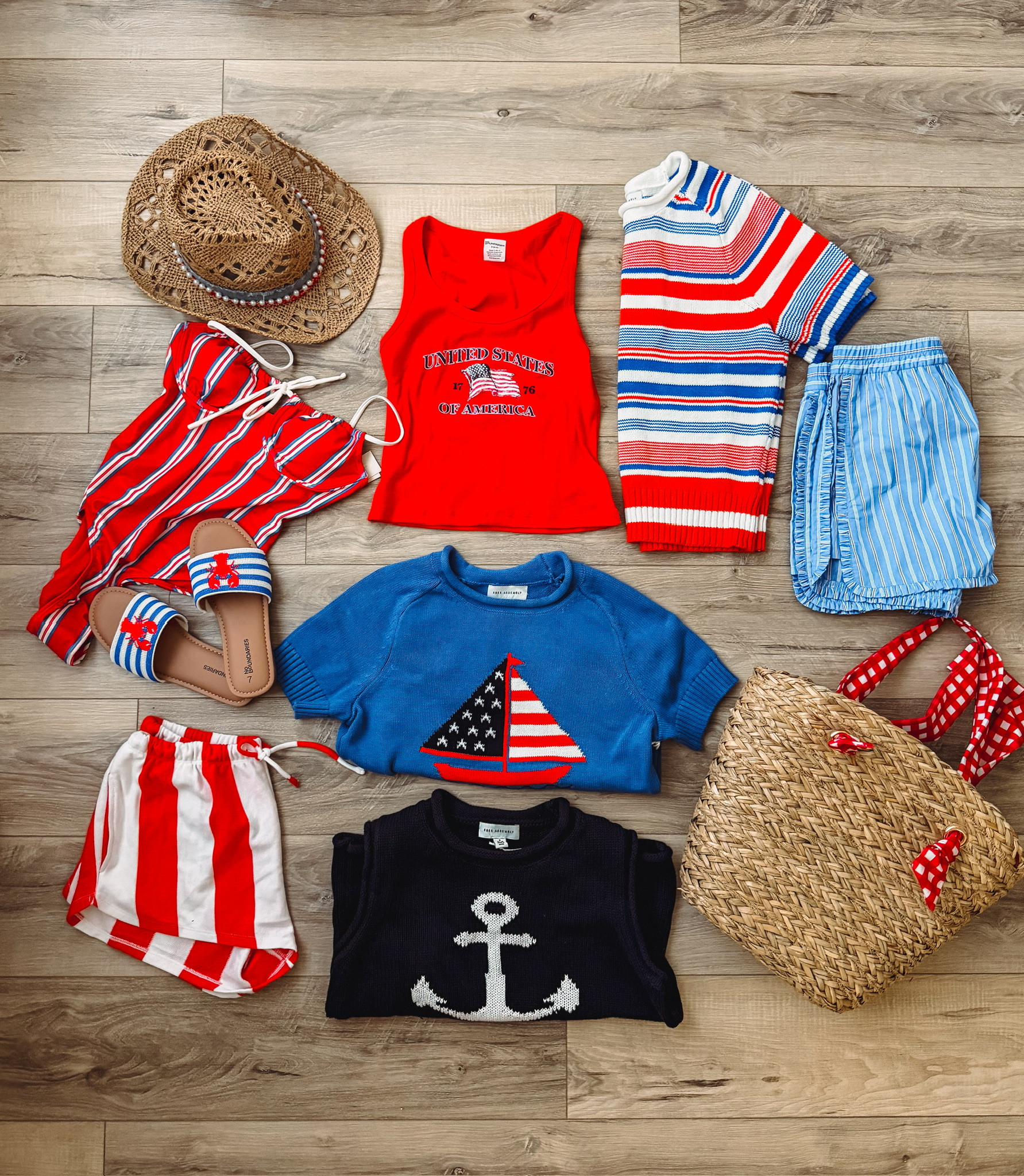 Going away for a 4th of July weekend? Don't worry I've got all your Red, White & Blue outfits ready to go! Love how well all this mixes and matches and it's all so comfortable! 

 #LTKootd #LTKSeasonal #LTKTravel