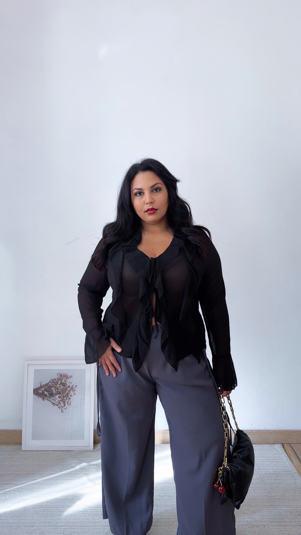 Curvy spring outfit 💕

#tailoredpants #blouse #springoutfit #curvy #midsize 

#LTKspring #LTKcurves #LTKmidsize