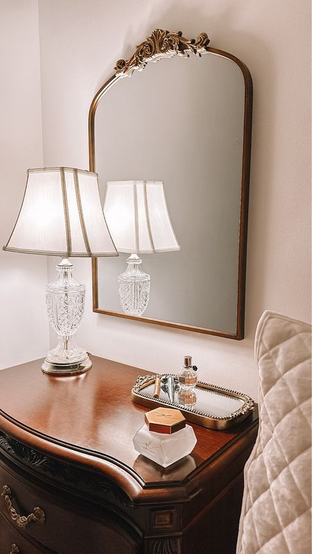 Nightstand mirrors 
Ornate mirror
Gold mirror


#LTKhome #LTKfindsunder100
