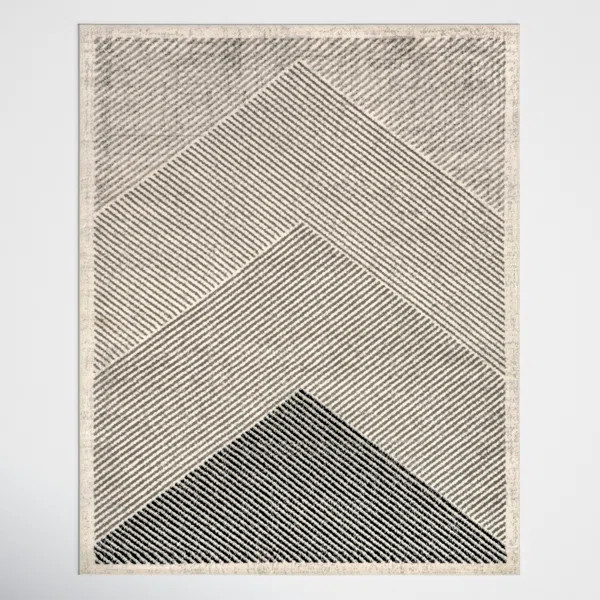 Modern Mountain Striped Area Rug | Wayfair North America
