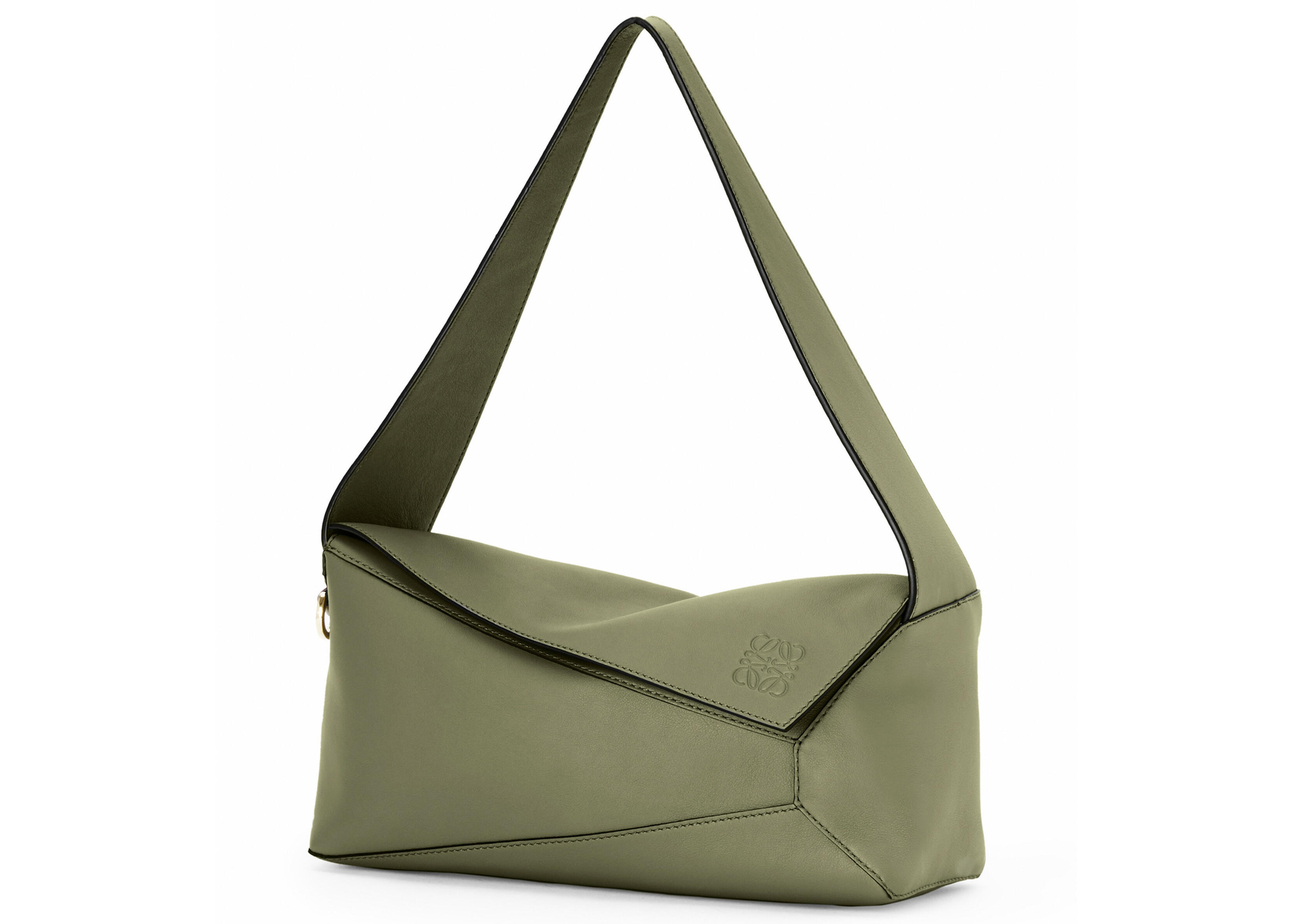 LOEWE Puzzle Hobo Bag in Nappa Calfskin Avocado Green | StockX