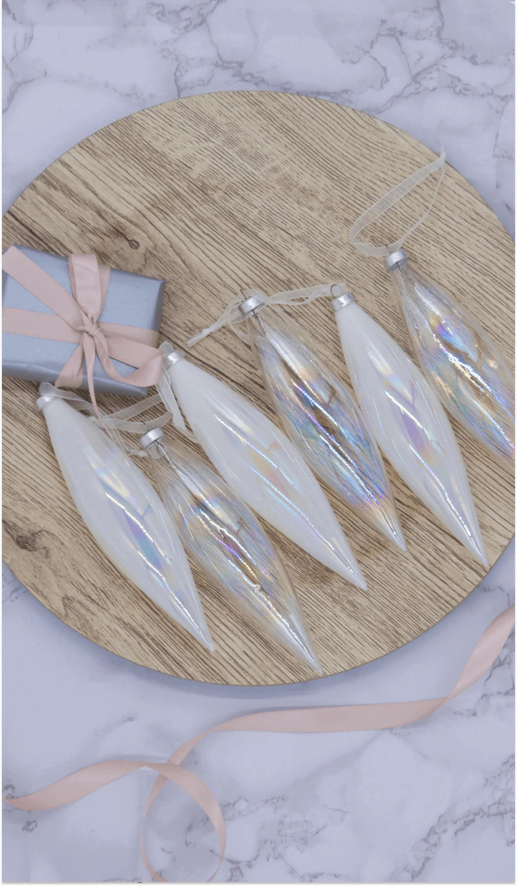 Sphere Glass Ornament Set (6 Pack) | King of Christmas