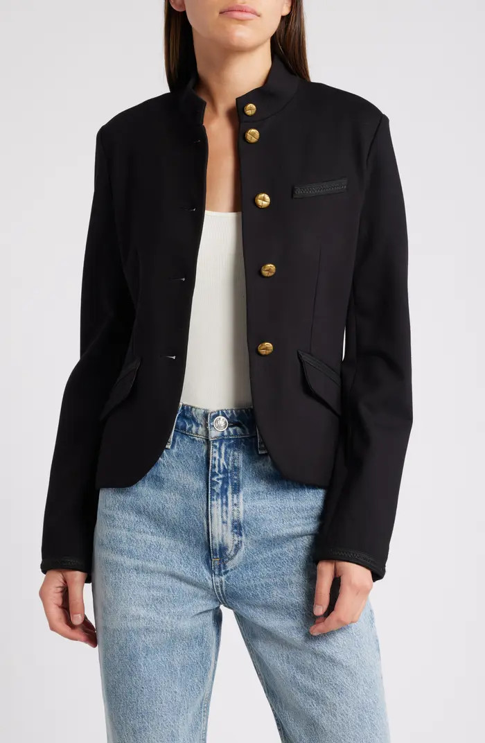 rag & bone Braid Detail Crop Blazer | Nordstromrack | Nordstrom Rack