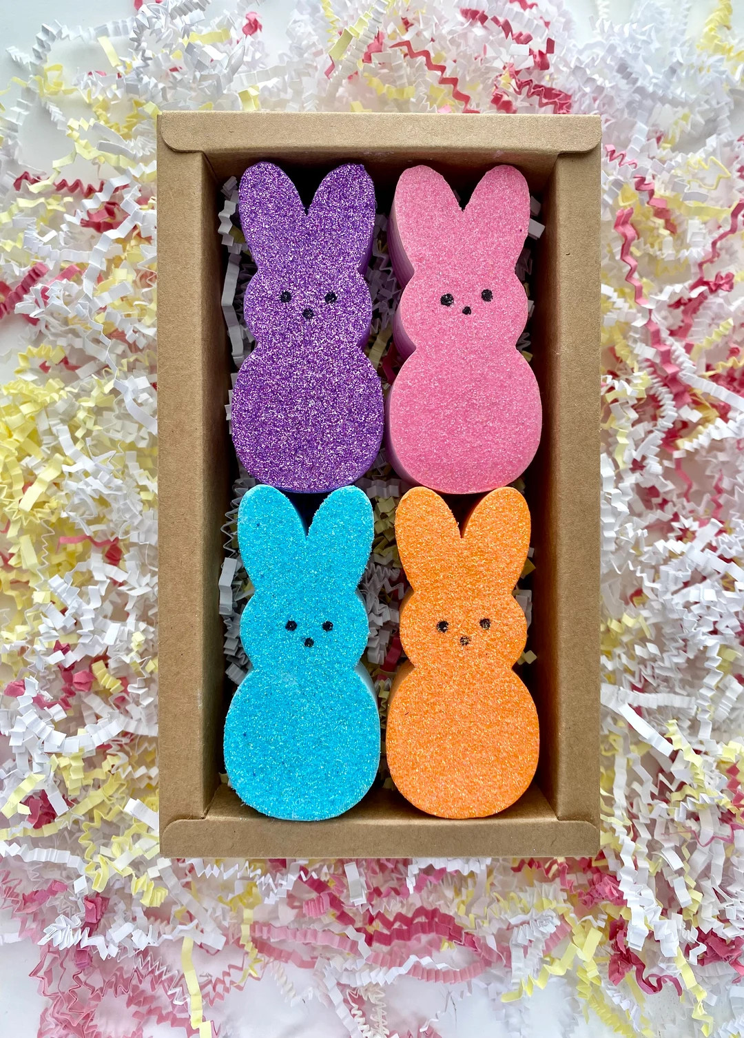 Glitter Easter peeps sidewalk chalk! | Etsy (US)