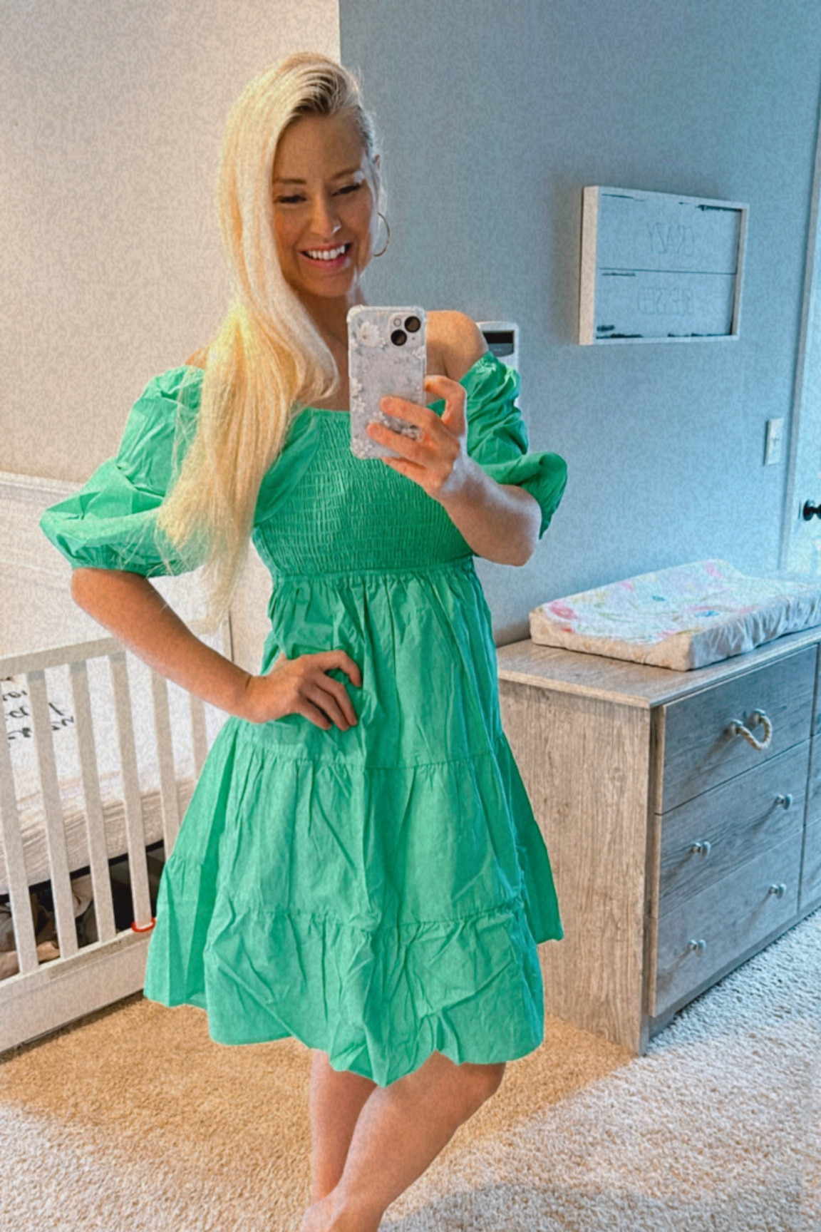 Gorgeous summer to fall smocked transitional dress. Perfect on or off shoulders, bump and nursing friendly 👗 🤩 get it while it’s on sale! 🥰

#LTKunder50 #LTKSeasonal #LTKSale