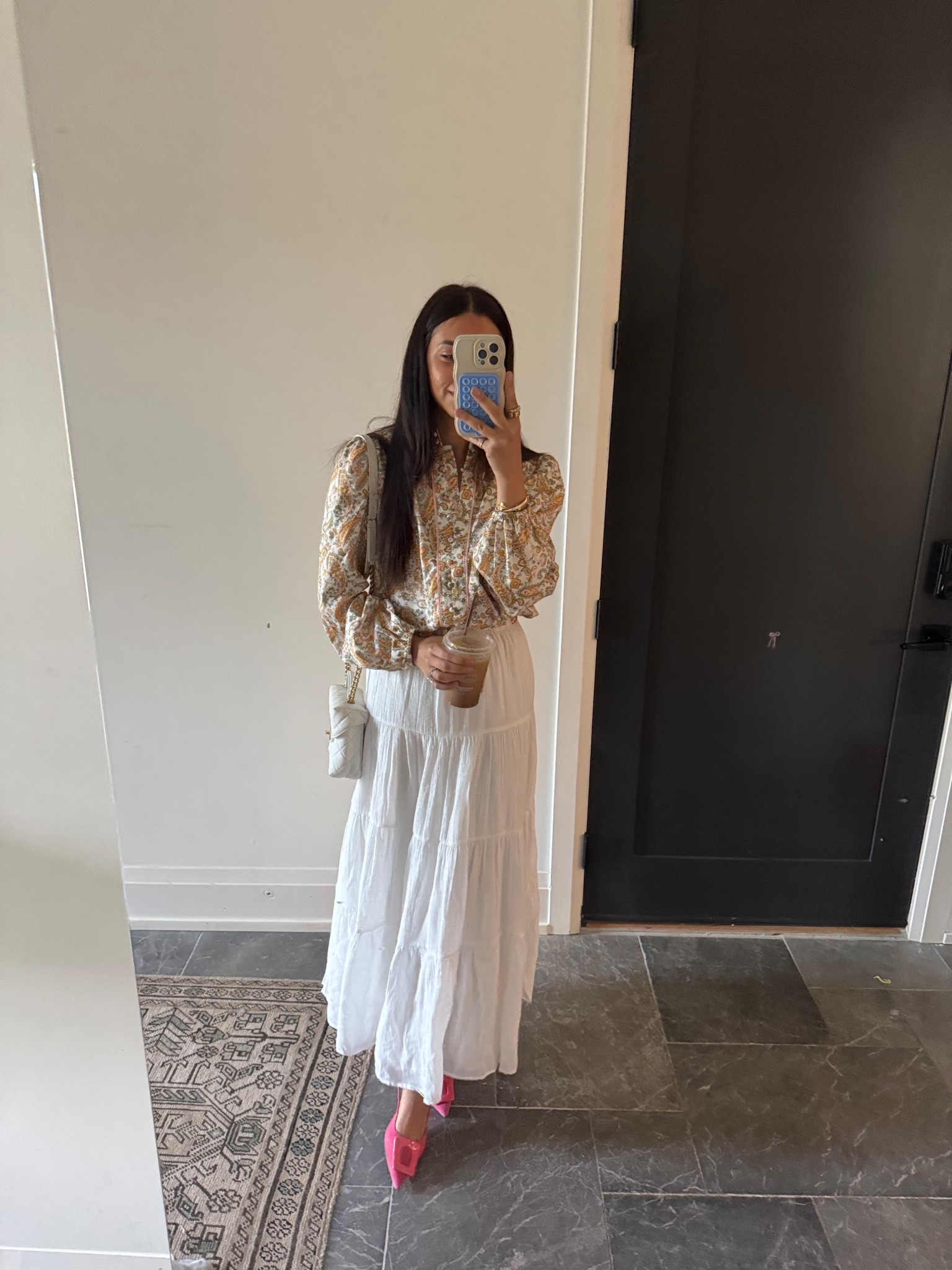 Top: small (15% off w/code: DEDE15
Skirt: small

Top I got matching shorts but it was a little cold so paired with this skirt instead! The belt is from the shorts(linked below)