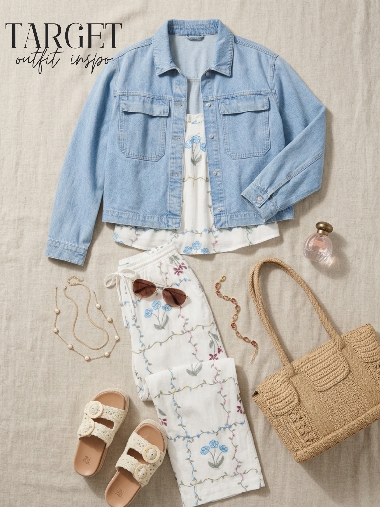 Summer outfit inspo from TRENDING items from Target 🎯 💫🤍✨

This matching set is going viral and these sandals are a look for less of my favorite Steve Madden sandals.

#LTKootd #LTKSaleAlert #LTKMothersDay