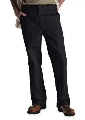 Dickies Men's Big and Tall Classic Fit Original 874Â® Work Flat Front Non-Iron Pants, Black, 33 x 30 | Belk