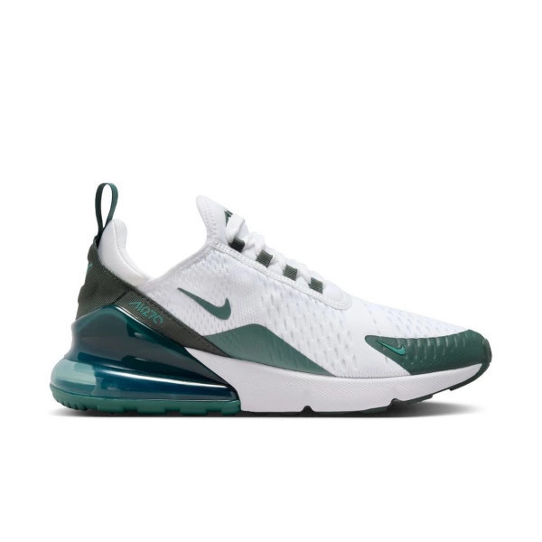 Women's Nike Air Max 270 Sneakers sneakers-athletic-shoes 8.5 Regular White/Vintage Green-Bicoastal | Scheels