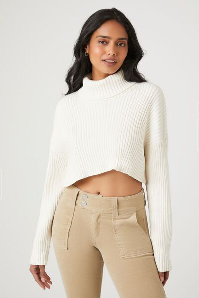 Cropped Turtleneck Sweater | Forever 21 (US)
