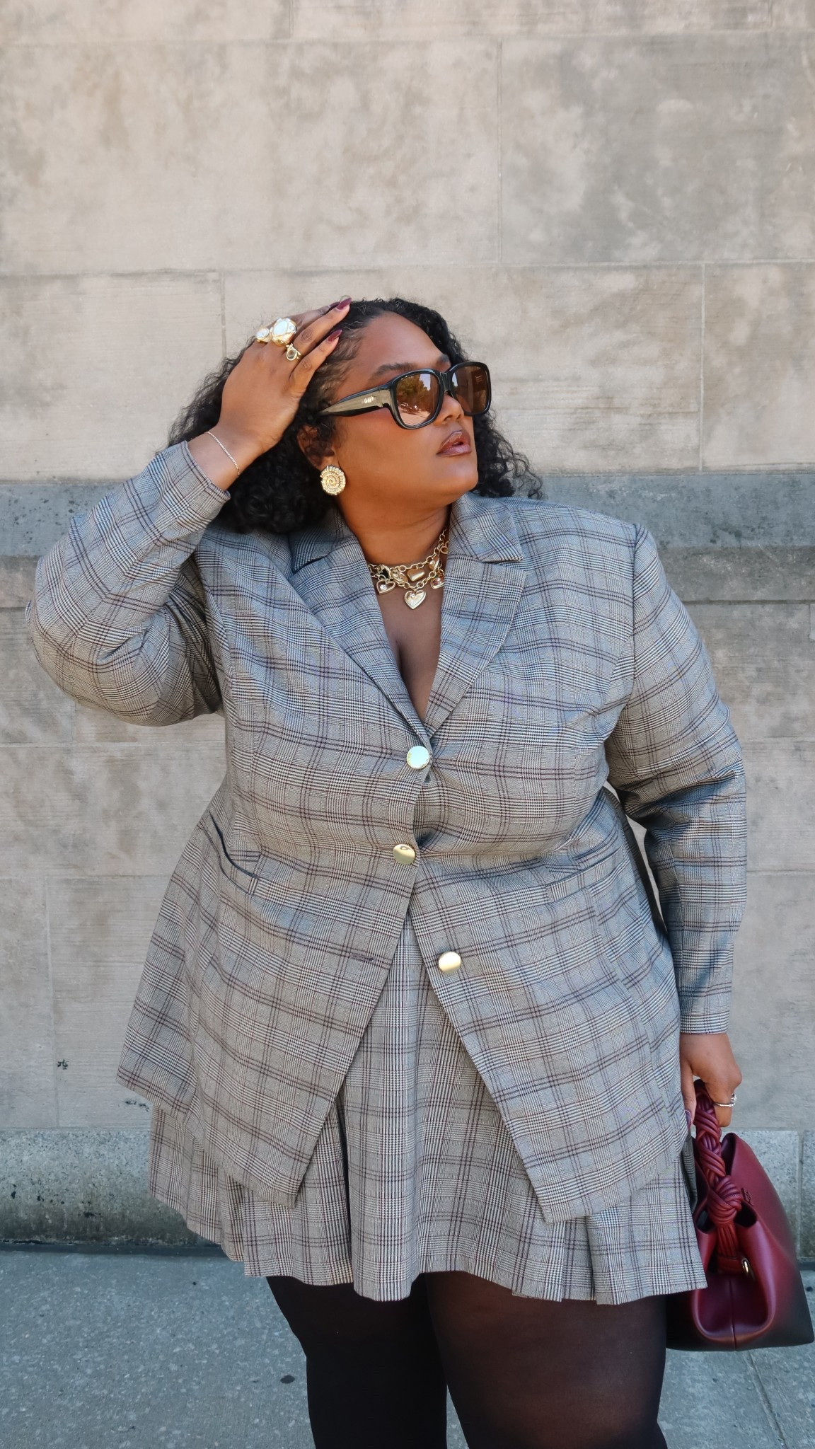 Plus size outfit inspo from NYFW. 
Ladies for reference I’m 59 and I’m wearing a size 24 in both the tap and the bottom and a size 4X in the black pantyhose the shoes run true to sizes  and I’m wearing a size 10 1/2 

#LTKStyleTip #LTKPlusSize #LTKNYFW