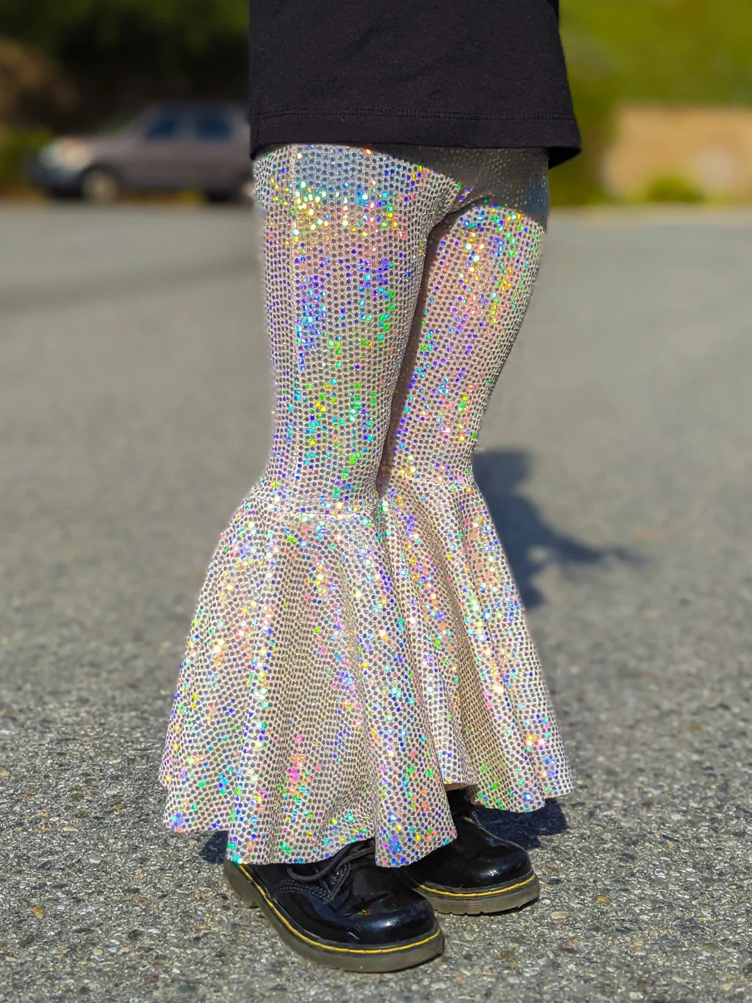 RESTOCK!!  Sparkly Bell Bottoms, Flared Pants, Retro Bell Bottoms, Knit Bells, Toddler Girls Bell... | Etsy (US)