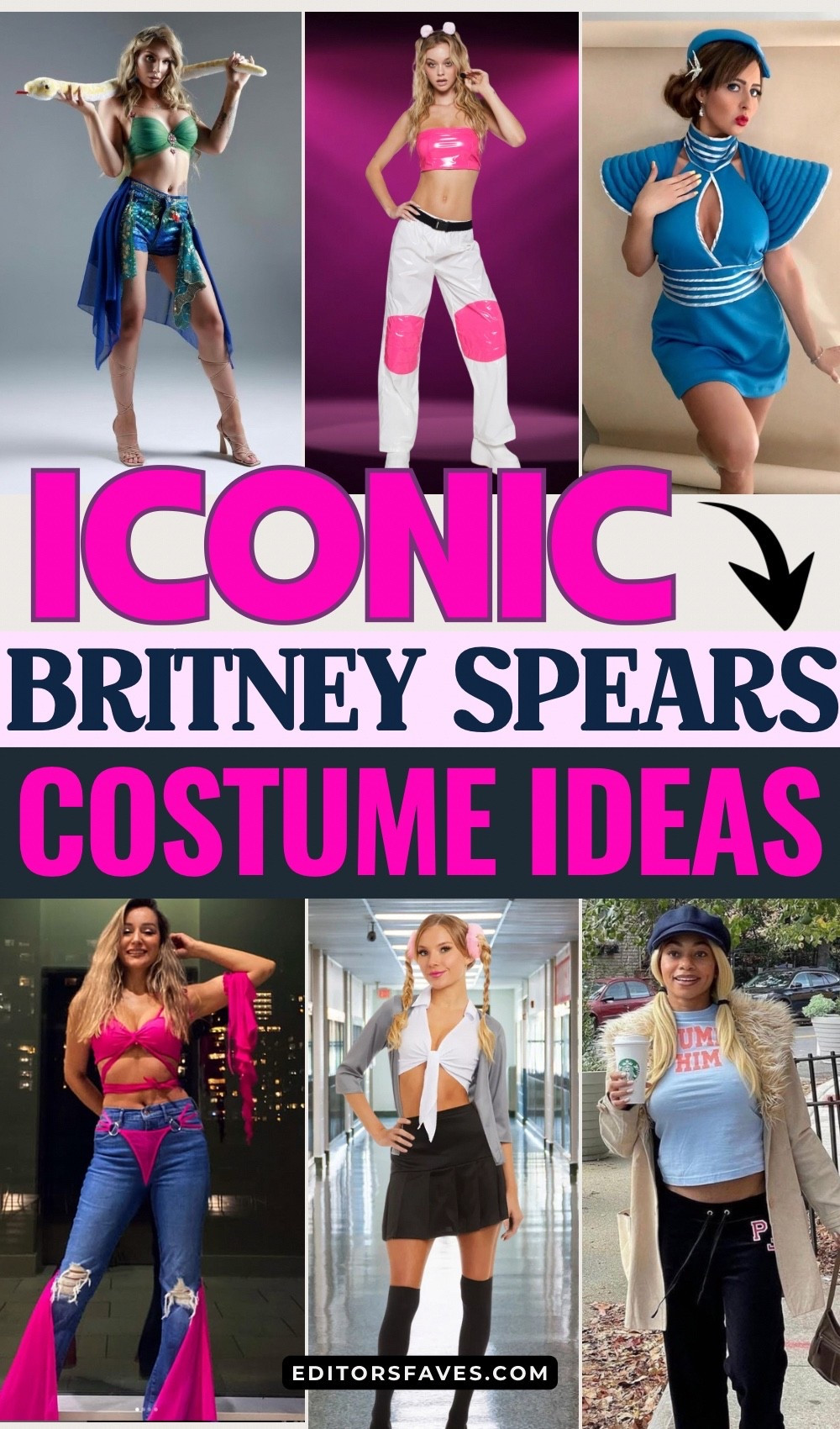 Britney Spears Halloween costumes ideas!

Ready to recreate pop culture magic? These Britney Spears costumes are absolutely iconic, instantly recognizable, and unforgettable. We’ve curated every piece you need to recreate Britney’s most iconic looks. Want the schoolgirl outfit from “…Baby One More Time”? The red catsuit from “Oops!... I Did It Again”? That jaw-dropping denim moment from the 2001 AMAs? We found the exact pieces to make it happen.

If you’re looking for Halloween costume ideas that bring instant recognition and maximum wow factor, these Britney Spears costumes deliver. Searching for celebrity costume ideas, 2000s Halloween costumes, or the ultimate throwback party look? This is your shortcut to Halloween as the ultimate pop icon.

Read the guide now, add to cart, blast the playlist, and prepare for compliments.

#britneyspears #halloweencostumeideas

#LTKSaleAlert #LTKParties #LTKSeasonal