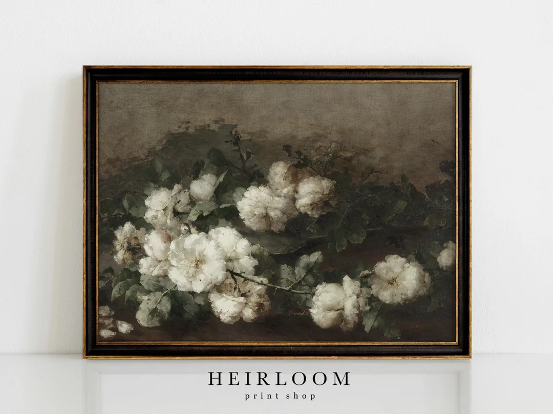 Flower Painting Still Life Painting Oil Painting MAILED PRINTS Vintage Art Still Life Roses - Ets... | Etsy (US)