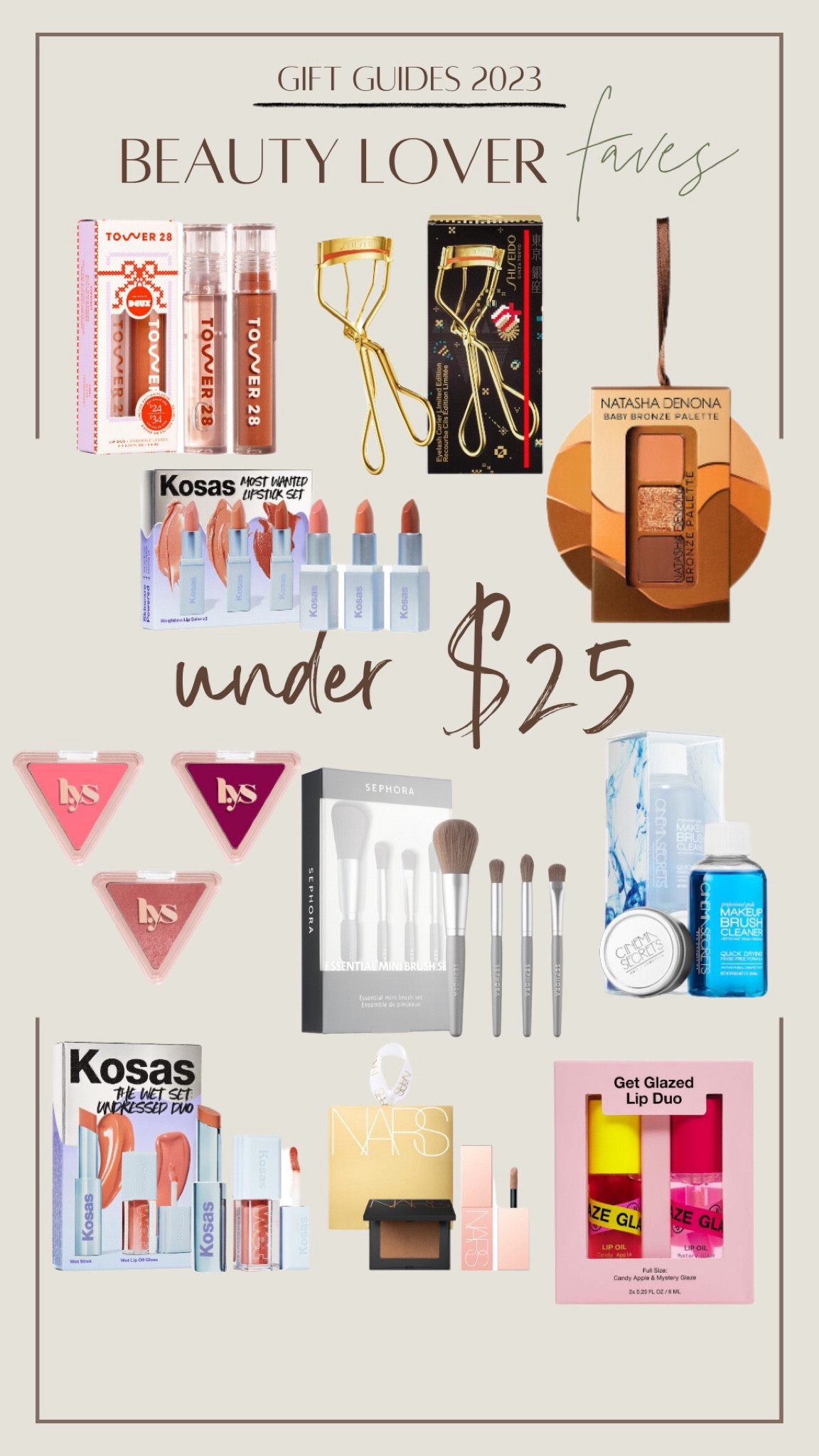 $25 & under beauty faves — ✨🎄☃️💄💋 Obsessed w/ the Sephora beauty sets this season✨🎄🎅🏻 you can get 20% off ONCE w/ code YAYGIFTING as well if you sign up to be a beauty insider! 🤎 ends 12.10! 

For her / beauty lover / gift guides 2023 / gift basket idea / lipgloss / stocking stuffers / Holley Gabrielle 

#LTKbeauty #LTKGiftGuide #LTKsalealert