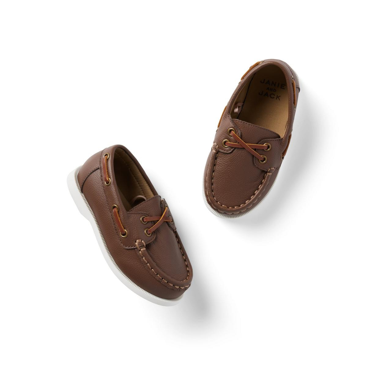 Leather Boat Shoe | Janie and Jack