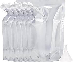 Concealable And Reusable cruise sneak flask Liquor Pouches flask kit Sneak Alcohol flask hide dri... | Amazon (US)