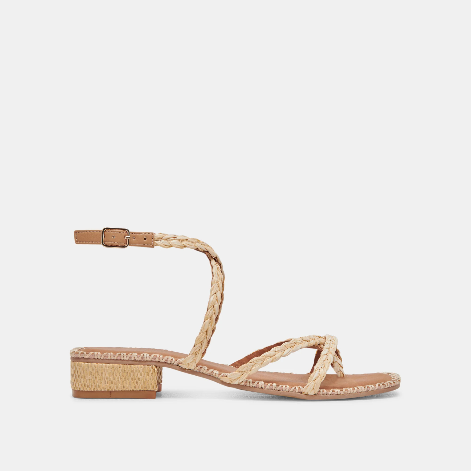 BRINN SANDALS LT NATURAL RAFFIA | DolceVita.com