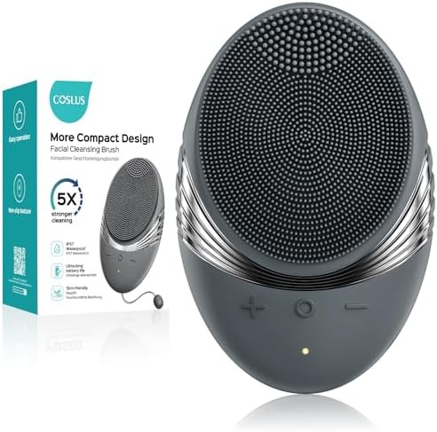 COSLUS FBS01 Facial Cleansing Brush Face Scrubber: Portable Silicone Waterproof Rechargeable Face... | Amazon (US)