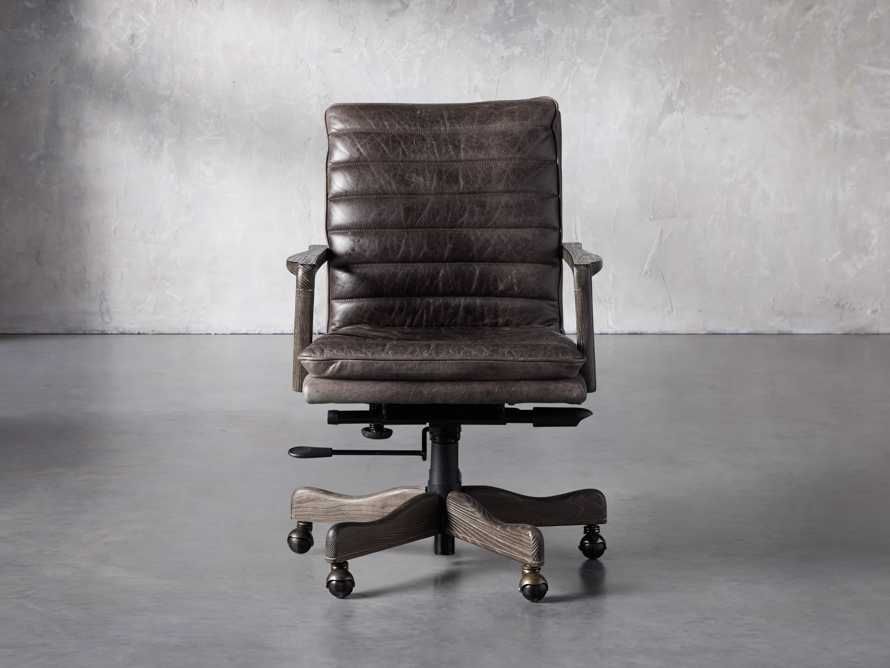 Cedrick Leather Desk Chair | Arhaus