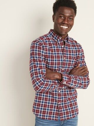 Slim-Fit Built-In Flex Everyday Oxford Shirt For Men | Old Navy (US)