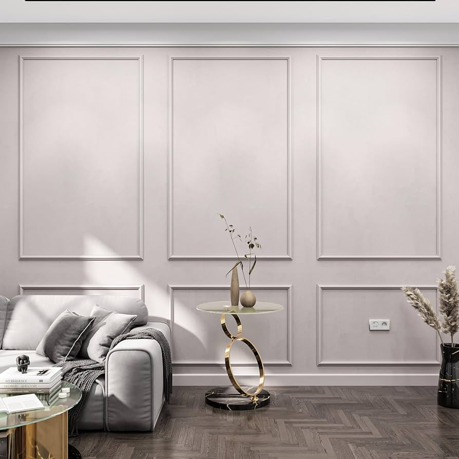 Ready to Assemble Wall molding Piece kit, All Edges precut, Factory Primed Wall molding Pieces to... | Amazon (US)