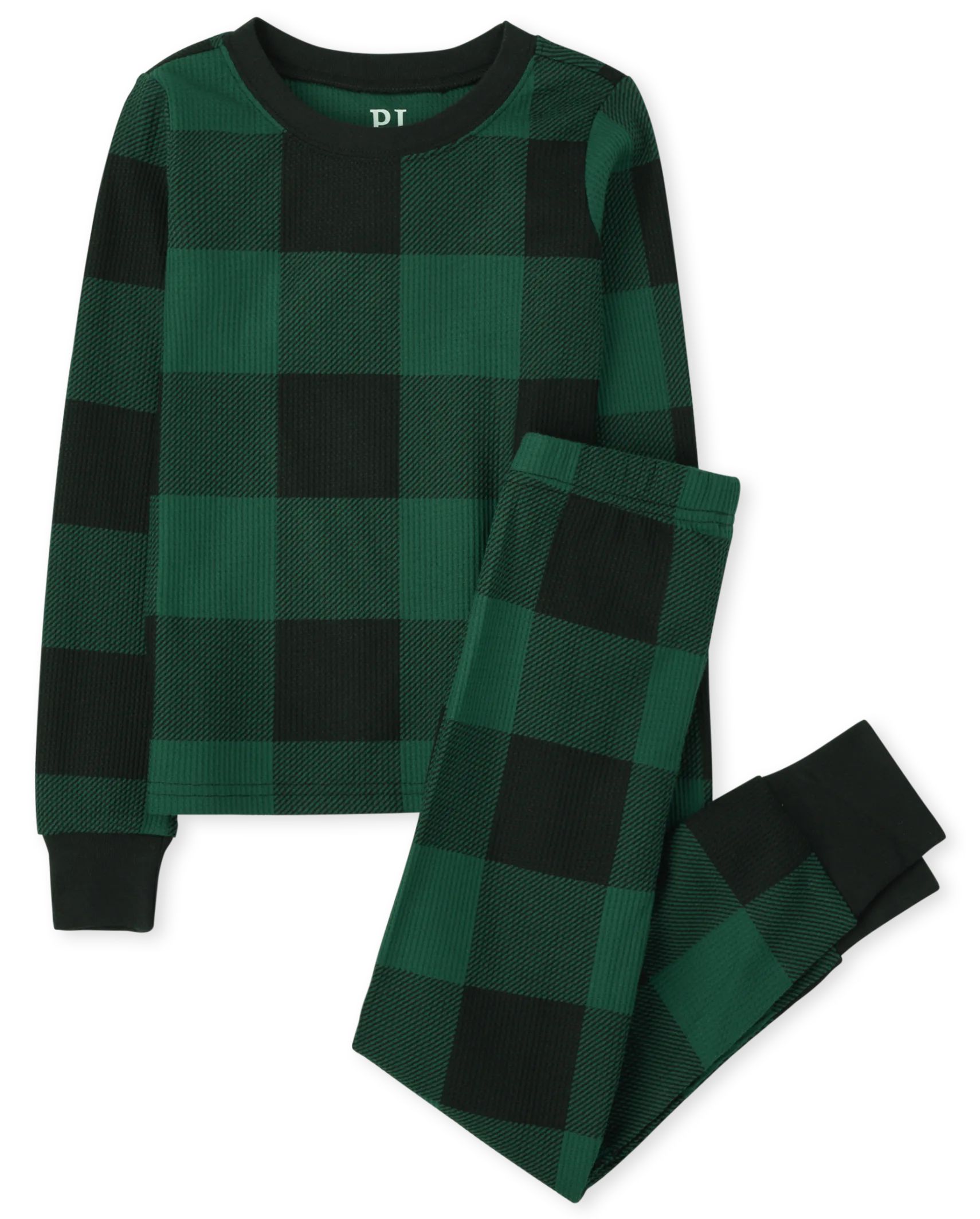 Unisex Kids Matching Family Thermal Buffalo Plaid Snug Fit Cotton Pajamas - spruceshad | The Children's Place