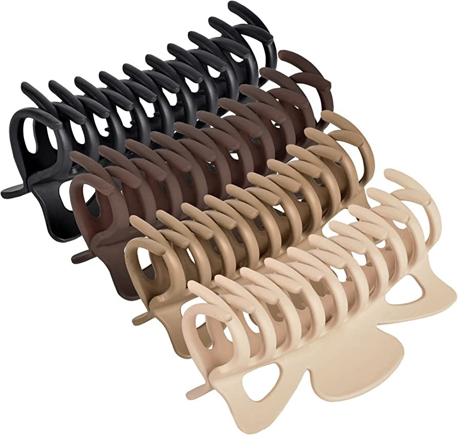 79Style Big Hair Clips For Women 4.7 Inch Claw Clips For Thick Long Hair Banana Clips Hair Claws ... | Amazon (US)