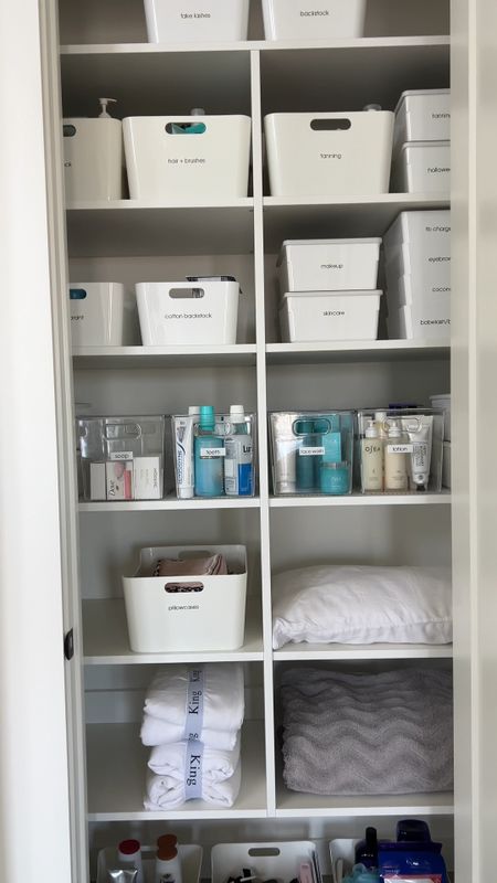 Finally tackled my bathroom closet and it feels so good!! Linked all my favorite organizers! 

#LTKVideo #LTKhome