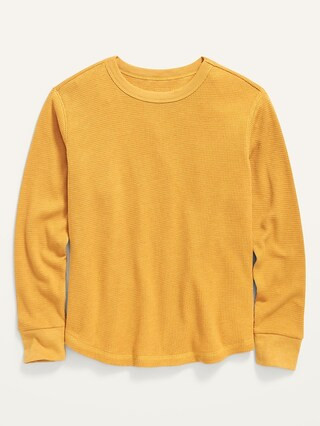 Long-Sleeve Thermal-Knit T-Shirt For Boys | Old Navy (US)