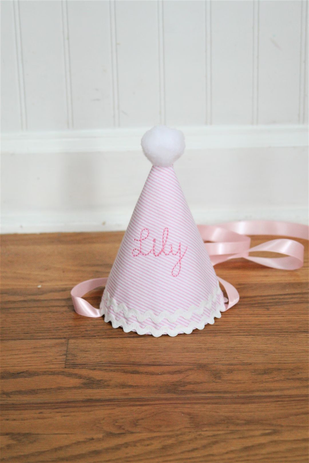 Girl first birthday hat | Pink birthday | Custom birthday hat | Handmade birthday hat | Personali... | Etsy (US)