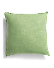 Made In Usa 20x20 Linen Blend Luxe Mini Flange Pillow | Home | Marshalls | Marshalls