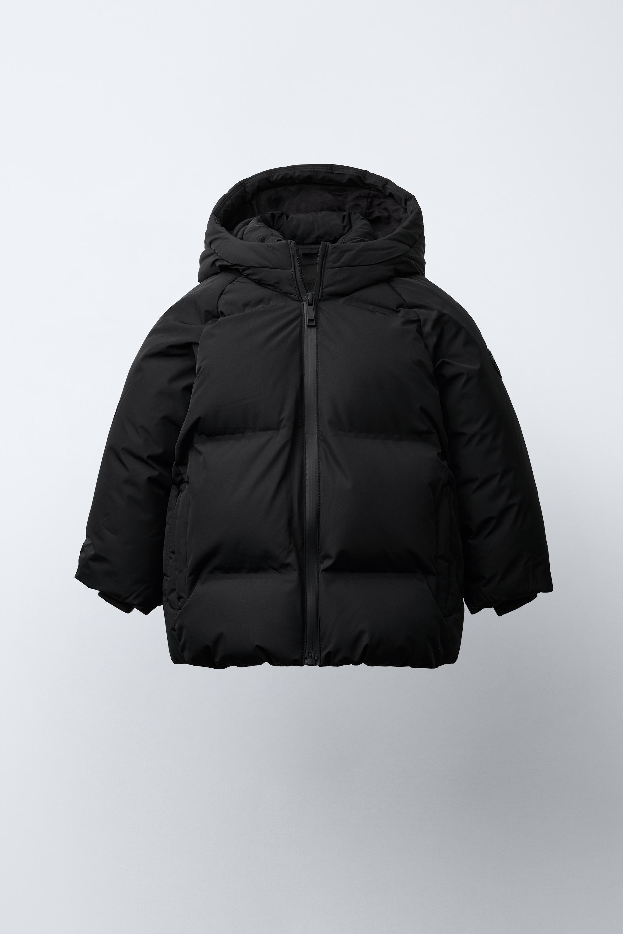 WATER REPELLENT HOODED PUFFER COAT | Zara US