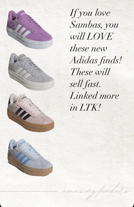 LTK finds
Adidas sneakers
Adidas finds 

#LTKShoeCrush #LTKFindsUnder100 #LTKStyleTip