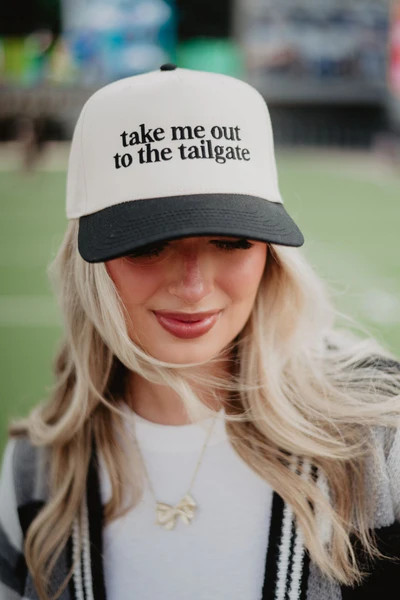Take Me Out To The Tailgate Two-Toned Hat | Katydid